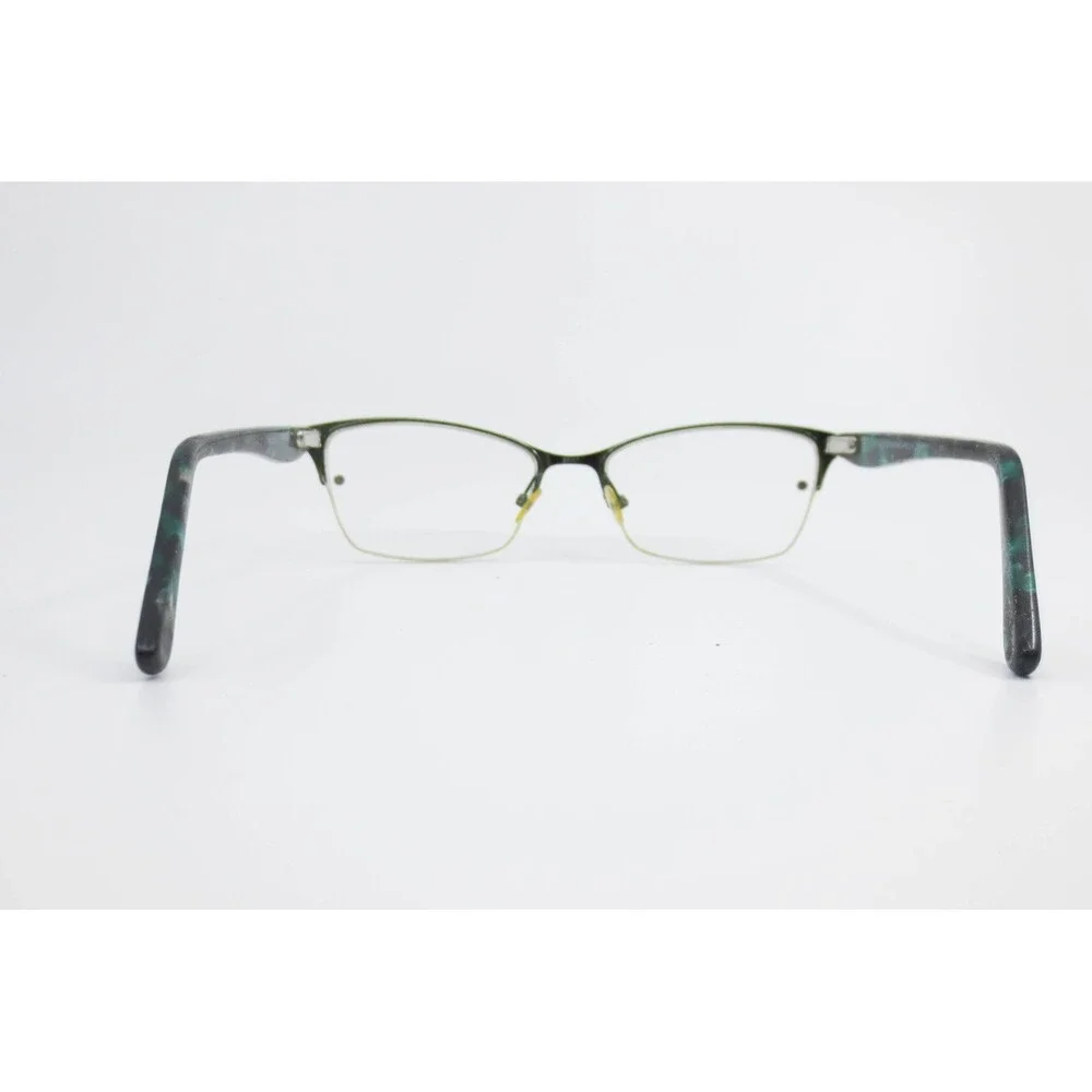BCBG Max Azria Camilla Teal Cat Eye Semi Rimless Eyeglass Frames 51-17-130